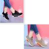 BOGO Spring & Autumn Women's Korean Style Versatile White Sneakers with Thick Soles