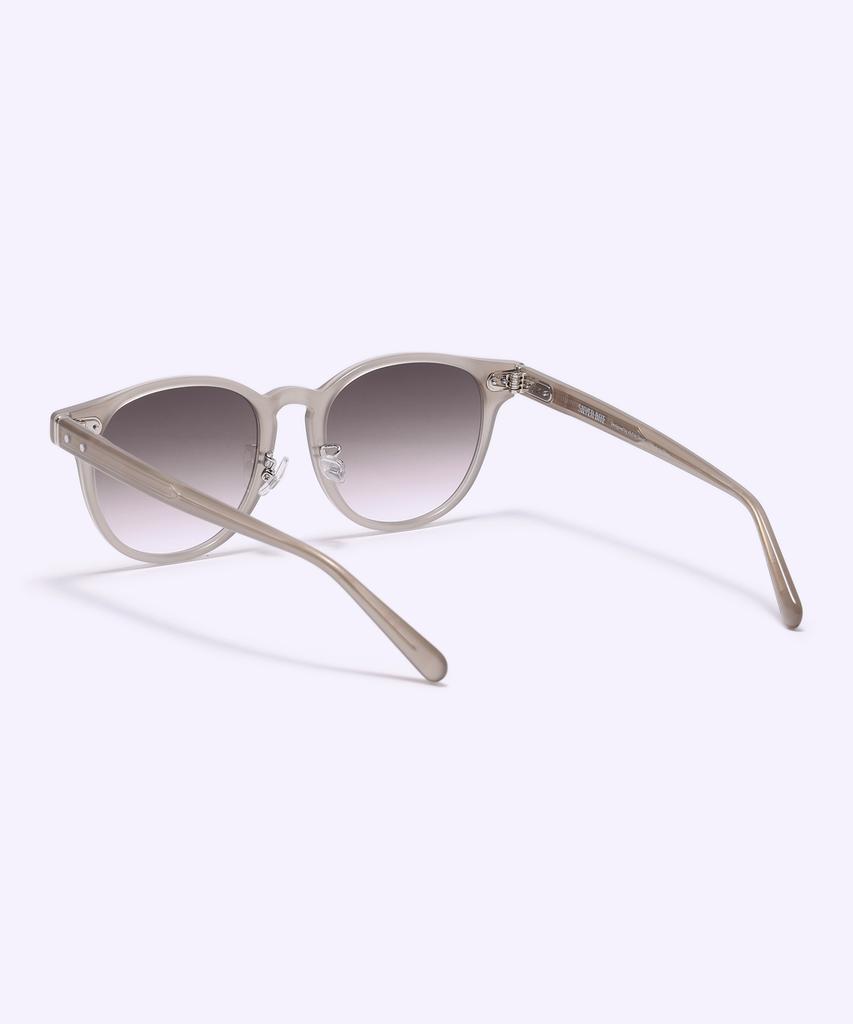 Alloaiweeo [Silverbite] Sbs1602 2121G Acetate Round Beige Sunglasses
