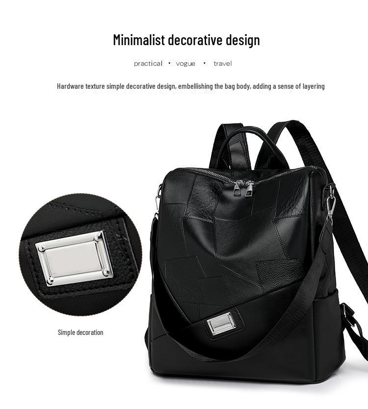 Minimalistischer Retro-Rucksack: Hochwertige Einzelschultertasche für Damen, Studenten und den täglichen Weg