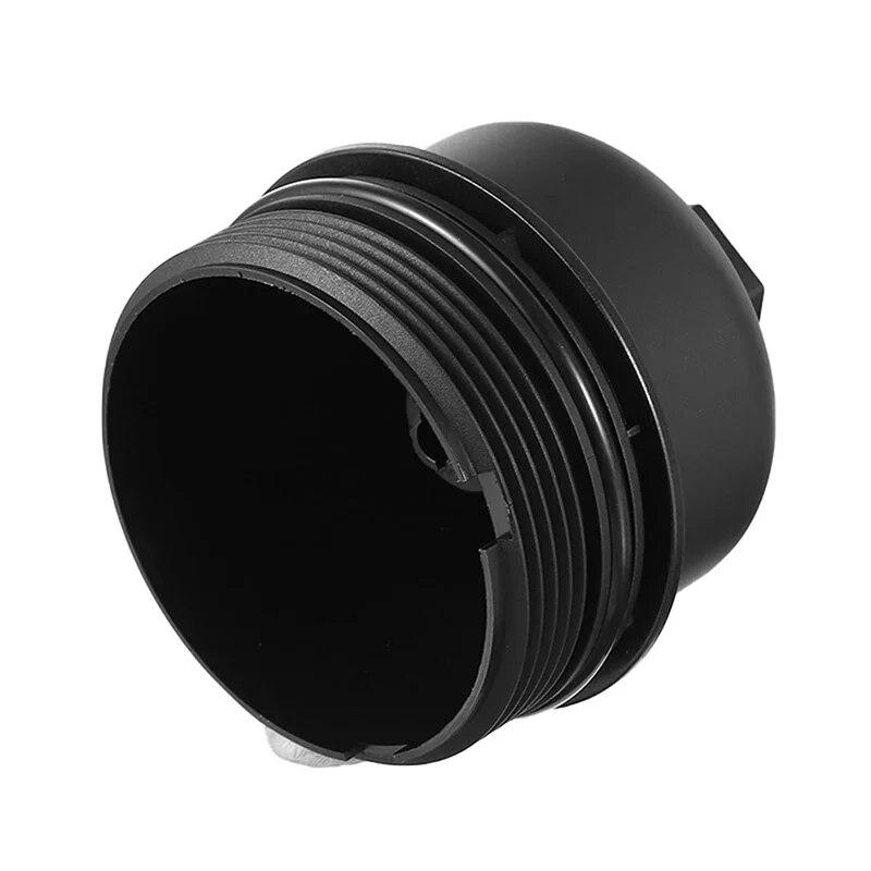 Schwarze Auto-Ölfilterabdeckung, Ölfiltergehäuse, obere Abdeckungen, Zubehör für Ford Transit MK7/Galaxy/Mondeo/Focus-Teile 3M5Q6737AA