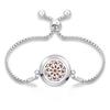 Women's Openable Titanium Steel Essential Oil Diffuser Bracelet