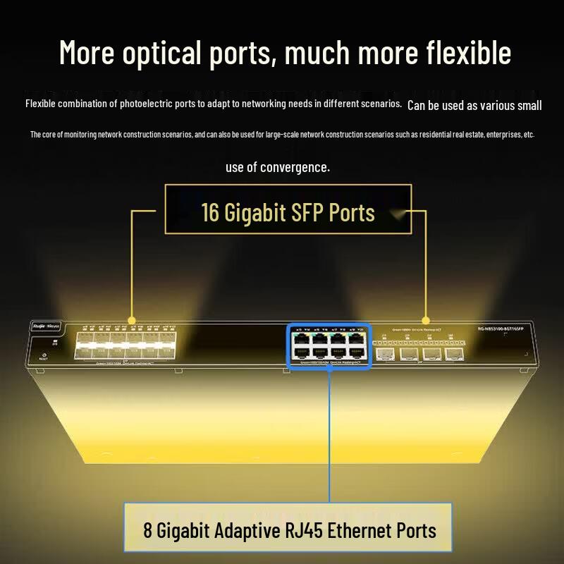 Ruijie RG-NBS3100-8GT16SFP Gigabit Layer 2 Managed Switch