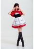Christmas red dress little red riding hood costume cosplay adult cosplay santa suit