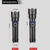 Ultra Powerful XHP360 LED Flashlight Rechargeable Torch Tactical Lantern Outdoor Waterproof Fishing Flashlight With Mobile Power