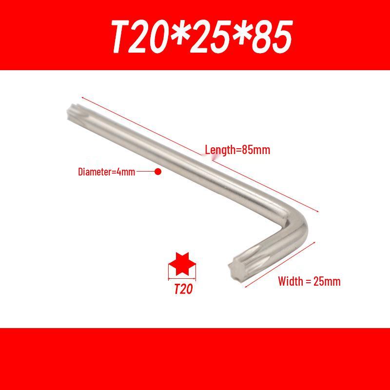 Plum Blossom Anti-theft Star and Hexagon Wrench Set (T10-T30)