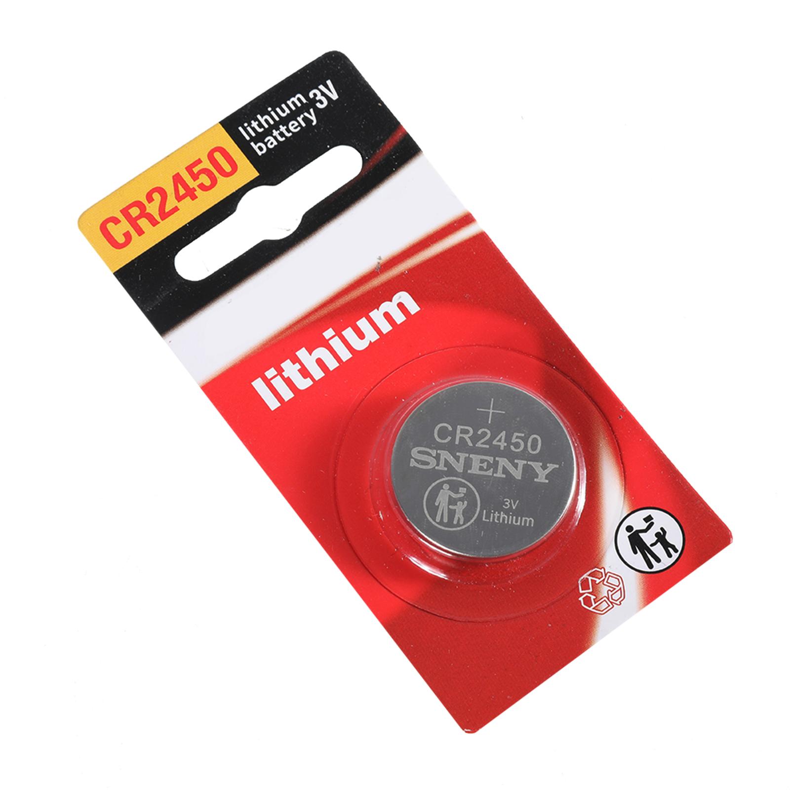 

Батарейки-таблетки CR2450, сменные плоские батарейки 3 В, литиевые батарейки для часов, калькуляторов, пультов дистанционного управления, игрушек