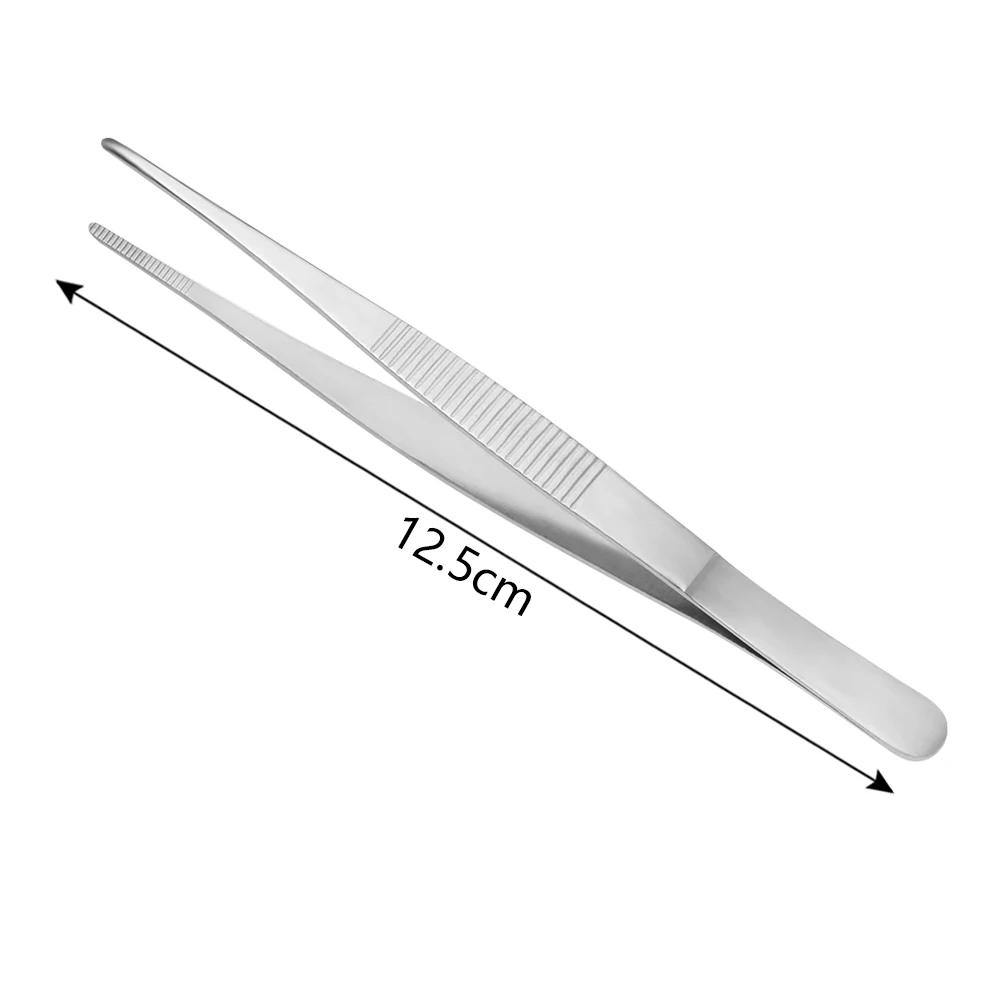 Stainless Steel Barbecue Tongs Serving Presentation Kitchen Tool Multiple Types Silver Plating Chef Food Tweezer BBQ Clip