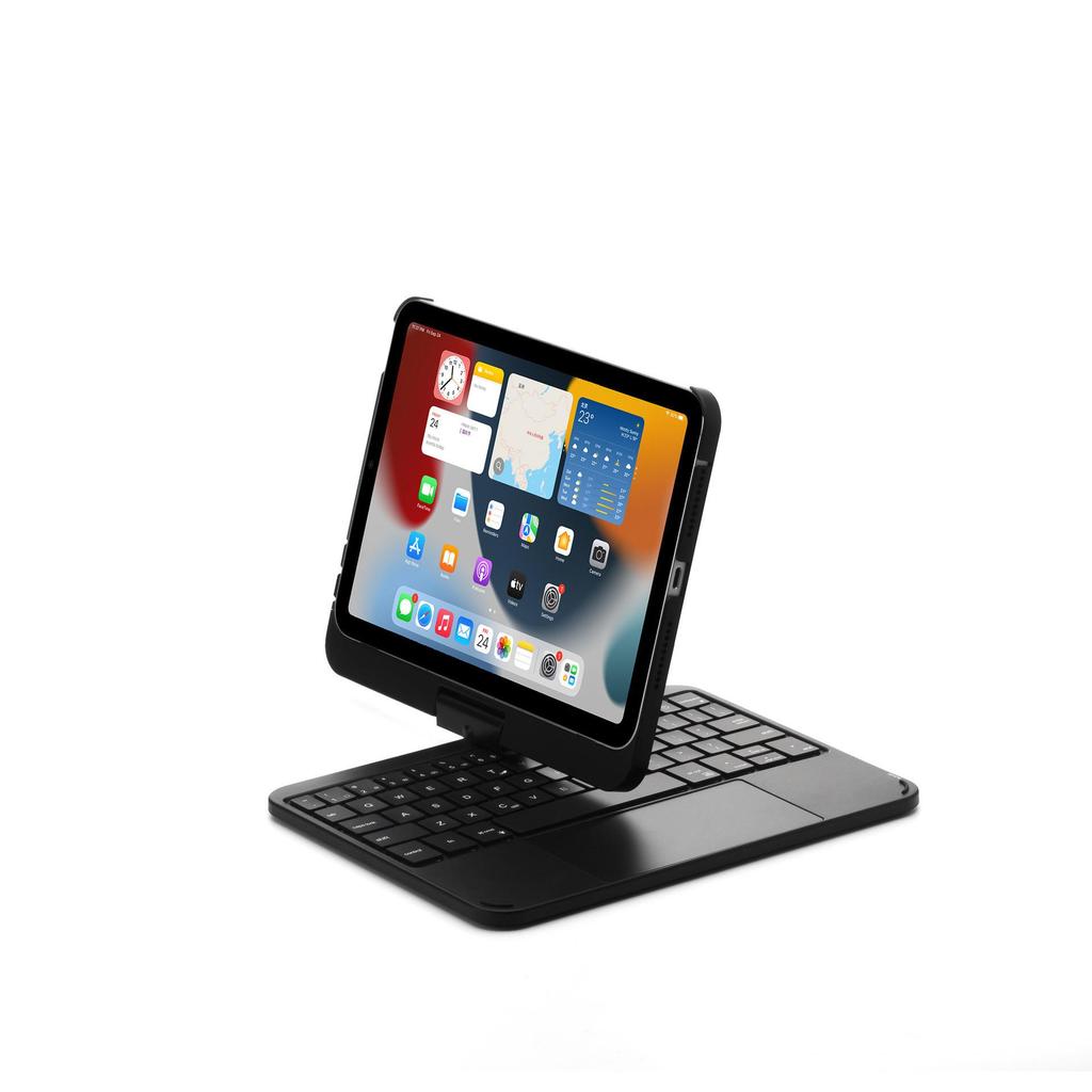 Magic Bluetooth Keyboard Case: Colorful Backlit, Rotating, Protective for iPad Mini 7 and 6, 8.3-inch