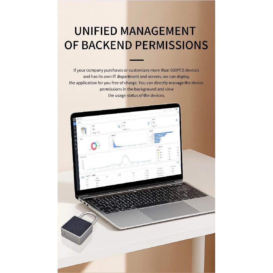 TOMZN NFC Passive Intelligent Padlock Keyless No Keyway Waterproof Theft-proof Thickened Body Lock/Unlock Record Nfc Lock APP