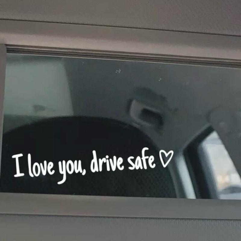 U 32653 Reflective Drive Safe Mirror Warning Sticker