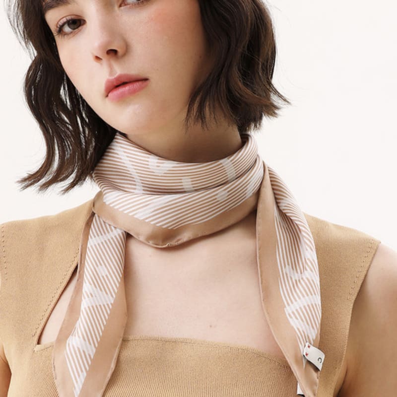 ONSZ Stripes Logo Diamond Silk Scarf
