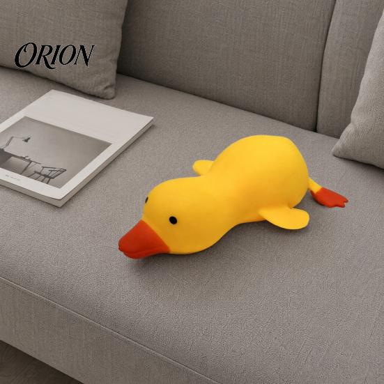 Duck Anxiety Relief Toy 1/2Pcs Giant Yellow Squeeze Toy, Shape Soft Stress Ball Sensory Stretchy Farm Animal Relaxation