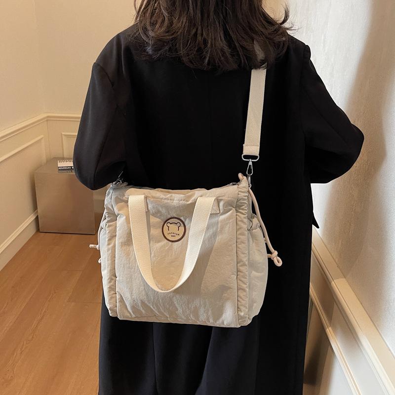 Fashion Crossbody Handbag Women's Trend Versatile Lightweight Cloth Casual Shoulder Handbag Commuter Women's Bag
