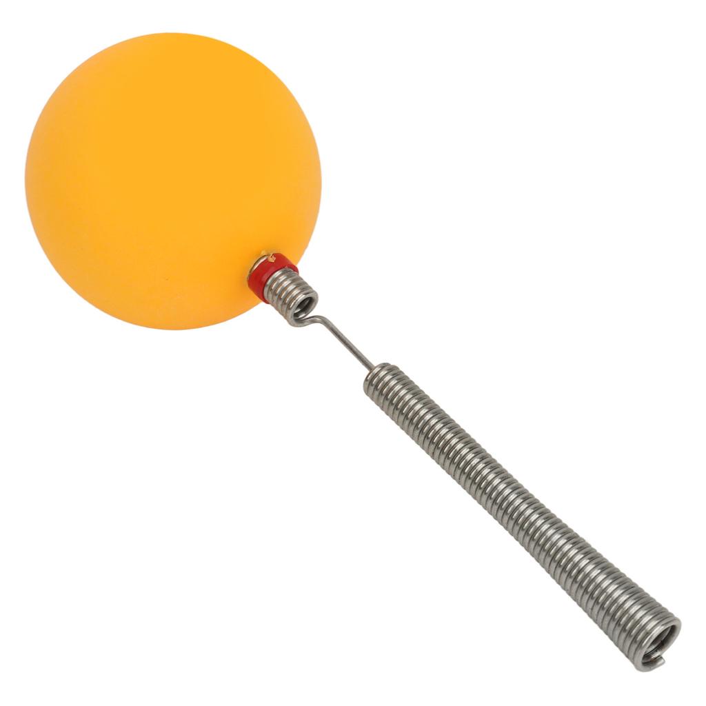 10 STÜCKE Eisangelrute Federkugelspitze Eingebaute Perlen Gelb Wasserdicht Eisangeln Federrute Spitzenspitze für Stauseeangeln