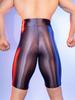 Sexy pánské U-výztužné pouzdro Vysoký pas Boxerky Olejově lesklé Sexy Tanga Olejově lesklé Průhledné Poloviční krátké spodní prádlo Gay oblečení