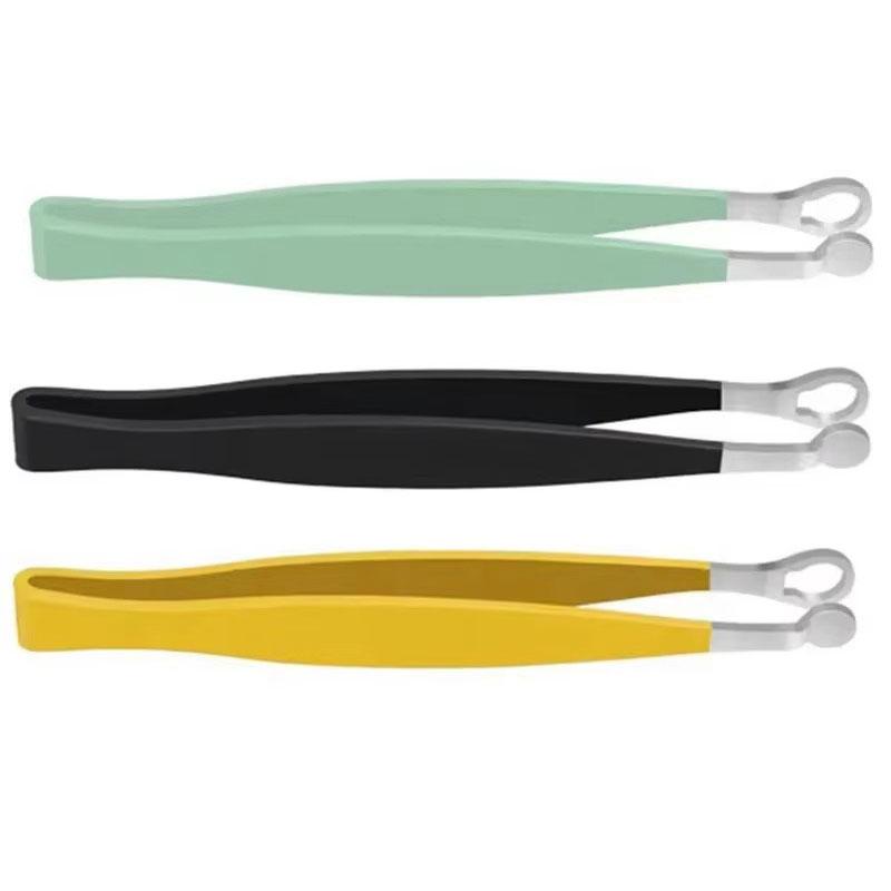 1Pcs Nose Hair Trimming Tweezers Stainless Steel Eyebrow Nose Hair Cut Manicure Facial Trimming Makeup Scissors Trimmer
