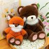 Adorable Pig and Fox Plush Doll Collection: Soft Animal Cushions and Figures