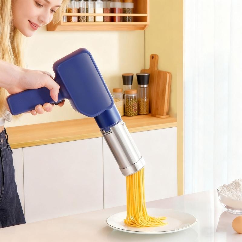 Cordless Noodles Press Machine With Detachable Molds For Homemades Pastas Kitchen Tool Food Grade Pastas Maker