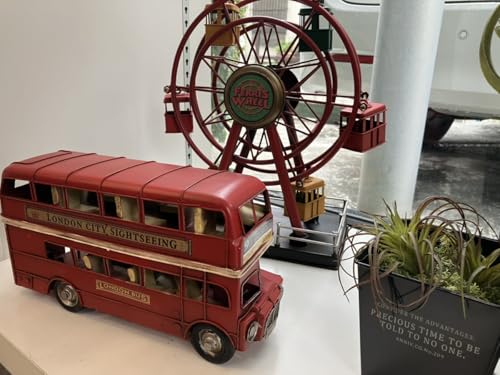 Heads BRZ-INT5 Red London Bus Tinplate, 28 x 8 x 16 cm, 1 Piece
