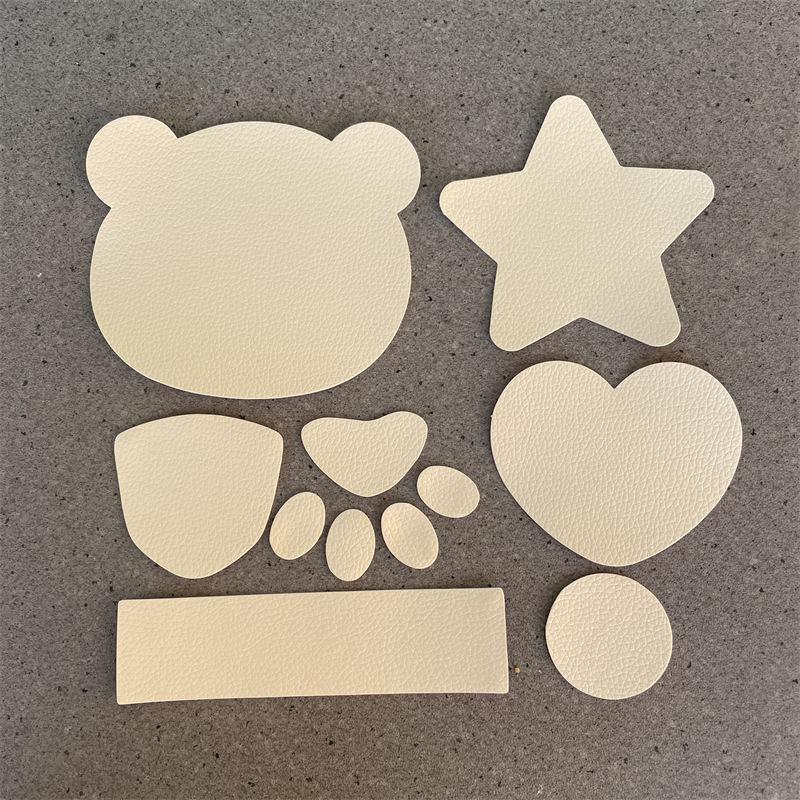 Selbstklebender Bär Kunstleder Reparaturflicken für Sofa- oder Zigarettenbrand-Schäden