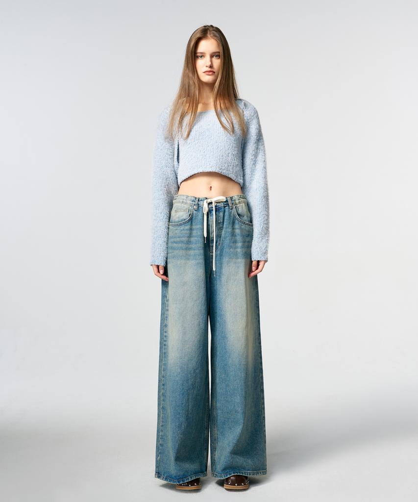 ETMON Bolero Set-Up Knit Sky Blue