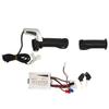 24V 500W Brushed Motor Speed Controller Throttle Twist Grip with Key for Electric Bike Tricycle Motorcycle