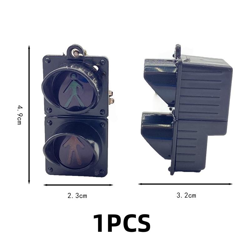 1 Piece Creative Magnetic Decoration Accessories New Traffic Light Magnetic Refrigerator Stickers Traffic Toy Pedestrian Light