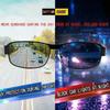 Men Sunglasses Day Night Vision Driving Fishing Anti UV Trend Shades Authentic Sun Protection Glass