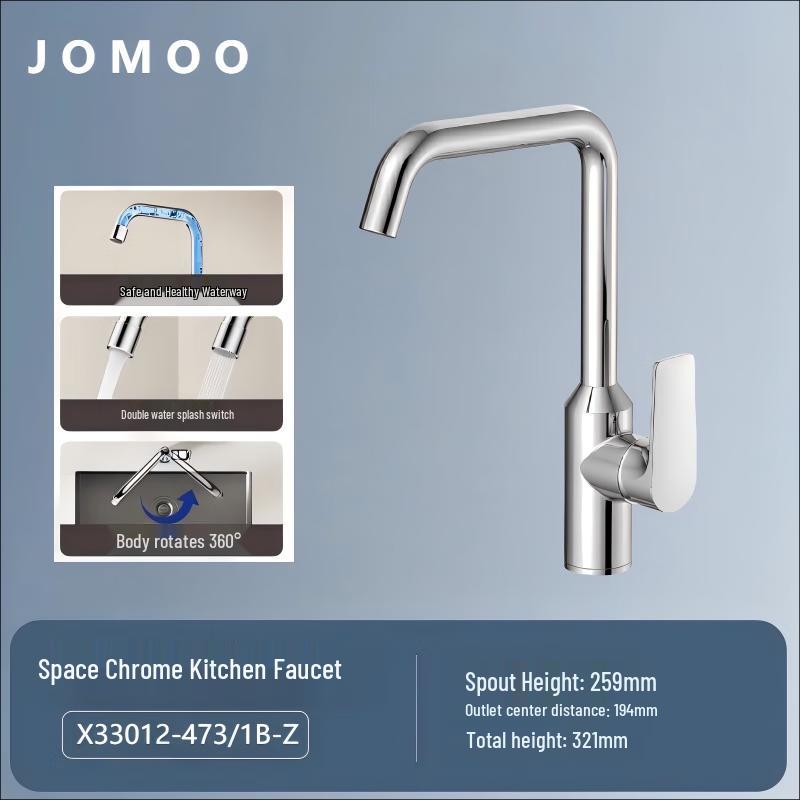 JOMOO Space Chrome Kitchen Faucet