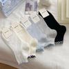 2026 Spring/Summer Heart Ruffle Combed Cotton Ankle Socks: Breathable, Sweat-Absorbing, Japanese Style for Women