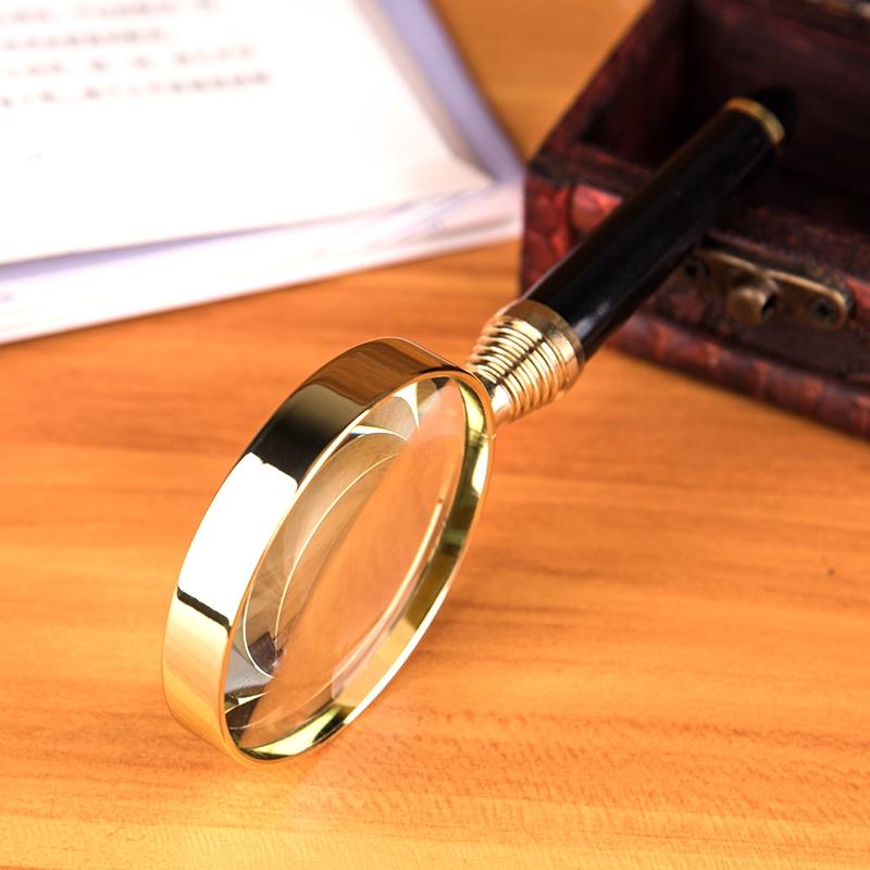 Lente d'ingrandimento portatile 20X Lente d'ingrandimento Lente in vetro per Gioielli Giornale Lettura Libri Strumenti