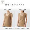 Gunze New Crew Neck Sleeveless Inner Top with Clear Size CUT OFF Series Men's T-Shirt Sweat-Absorbing Pads, Beige, M,