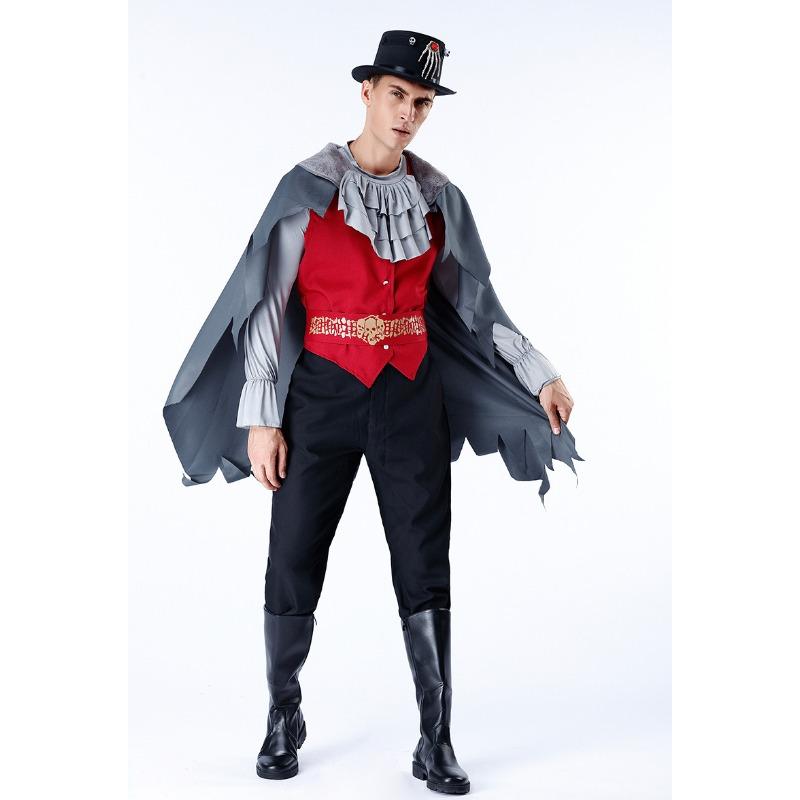 Halloween couple duke vampire costume masquerade women's adult pirate of the caribbean costume jack costume