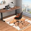 1PC Custom Name Bear Family Umbrella Theme Floor Mat Ideal for Living Room, Game Rooms, Office, Bedroom, Floor Mat Playful Design