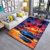 1PC Cars in The Sunset Printed Carpet for Living Room Bedroom Bedside Bathroom Floor Mat Area Rugged Sofa Mat Home Decor
