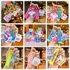 Cinnamoroll Ice Cream Stack Keychain: Cute Cartoon Bag Charm & Exquisite Car Pendant