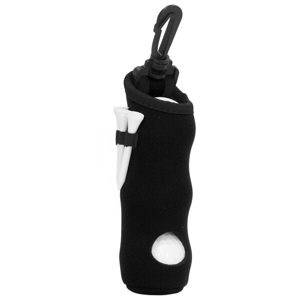 Ball Tee Holder Carry Bag Neoprene Portable Small Ball Holder Pouch with 3 Balls and 3 Tees for Men