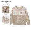 Teenie Weenie Kids' Girls' Embroidered Wool Blend Pullover Sweater