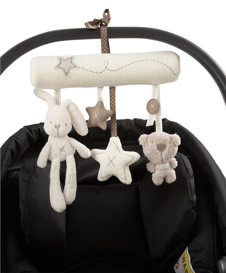 

Музыкальная плюшевая игрушка-подвеска в виде кролика для младенцев