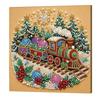 Self‑Adhesive Xmas Rhinestone Painting Kit Christmas Star Santa Crystal Painting Set  Holiday Craft