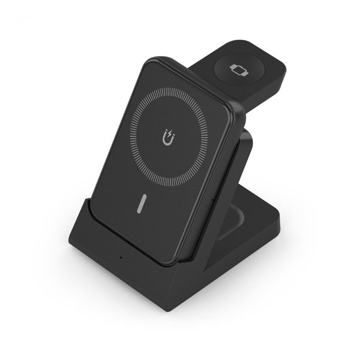 Chargeur Sans Fil Aisens 4-en-1 15W Avec Powerbank Noir