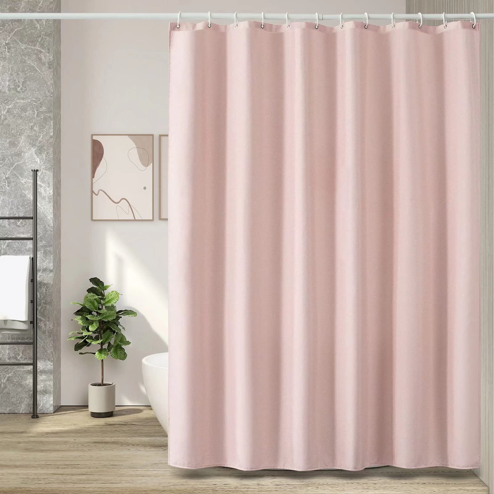 

BTTN Душ Роскошный Лен Тяжелый Банный Толстый Роскошный Гостиничный Блок Переодевание Окно Декоративный Ванная Плесень Вода Ванна Розовый Занавес, Текстура, Занавес,