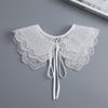 New Women White Fake Collar Vintage Detachable Shirt Collar Autumn Blouse Sweater False Collar Lapel Top Neckwear Ties