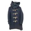 VAN JACKET Navy KW-81504 Wool Blend Hooded Logo Duffle Coat Coat M NavyUsed