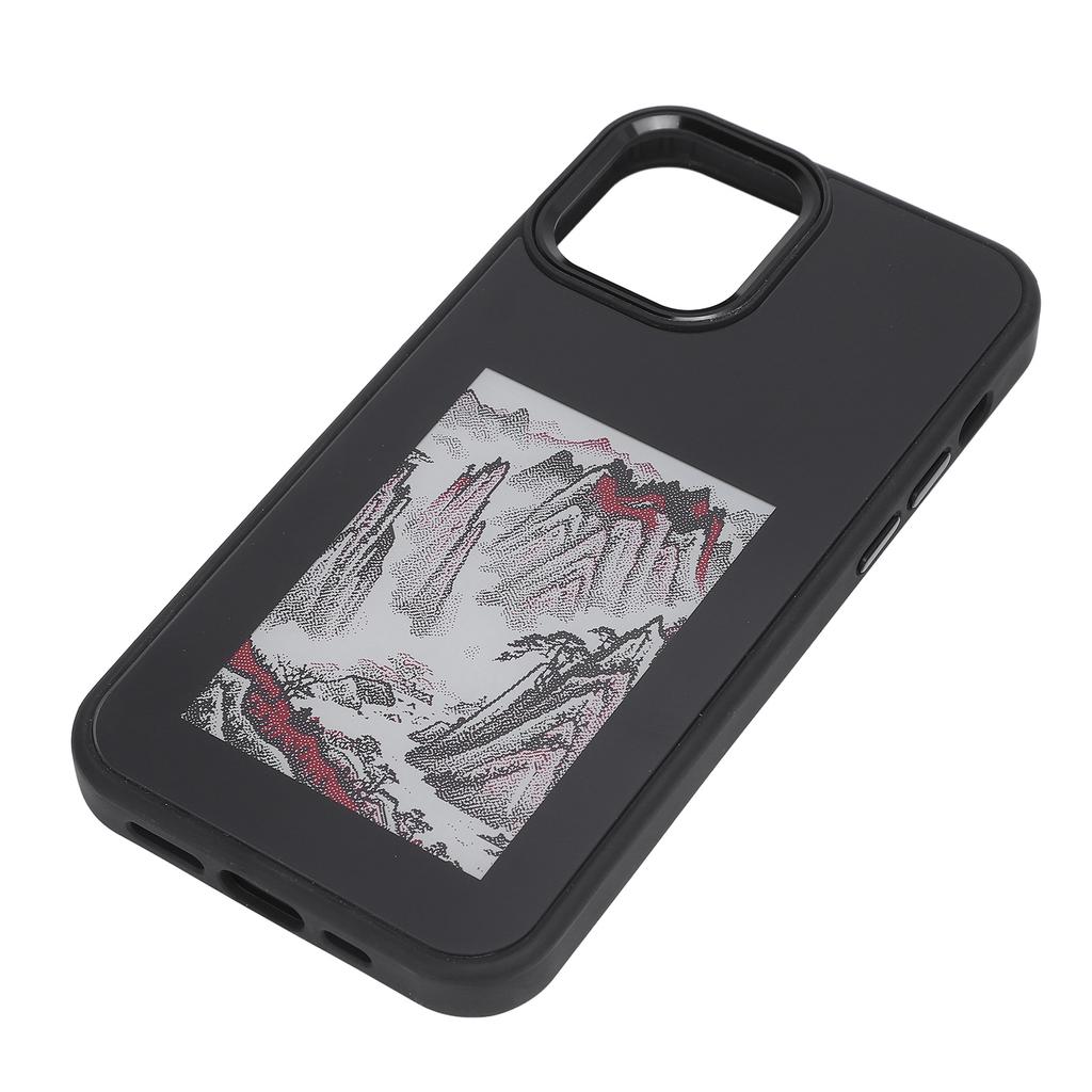 Ink Screen Phone Case 3 Color APP Custom NFC Projection Phone Case with Aluminum Alloy Lens Frame