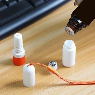 2 en 1 Inhaladores Nasales Vacíos Palitos Botella de Aceite Esencial Difusor de Aroma Tubos Inhaladores de Aromaterapia Vacíos Con Cordón