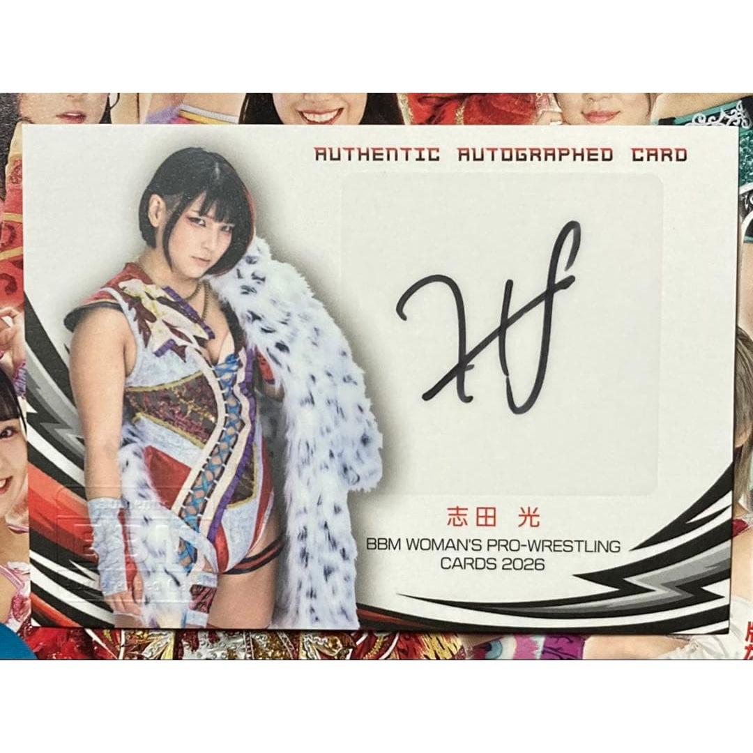 Hikaru Shida Autographed Card BBM 2026 Women s Pro Wrestling