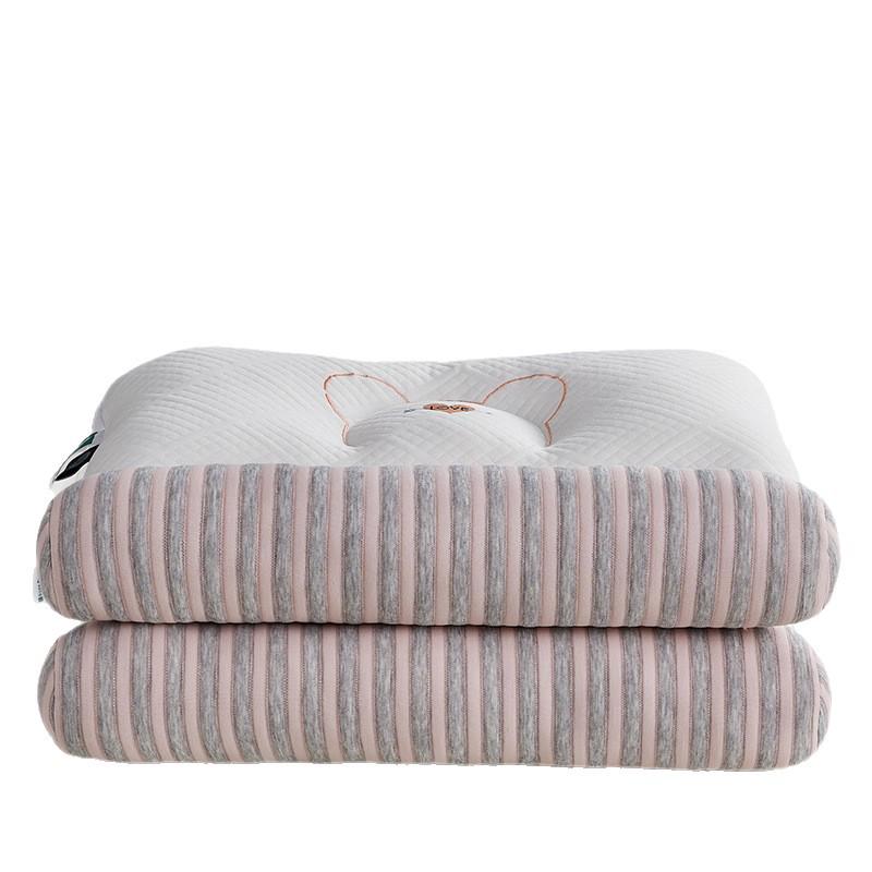 7A Antibacterial Anti-Slip Neck Protection Pillow Core - Sleep Aid for Students and Adults, Home Use, Non-Deforming, Pair Pack