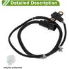 No.3931038060 Crankshaft Position Sensor for Kia Optima 2.4L 2001-2006 Sturdy Black Engine Crank CKP Sensor Metal Plastic 1 Pc