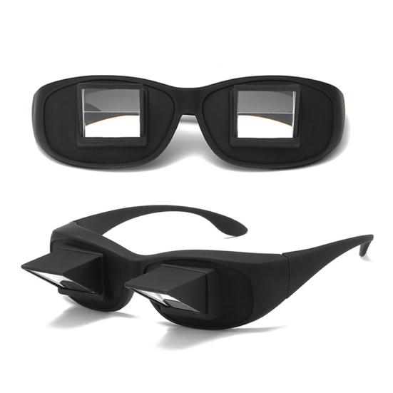 Lazy Glasses for Lie Down Reading Watching TV Glasses in Bed Prism Glasses Horizontal Spectacles Reduce Pressure
